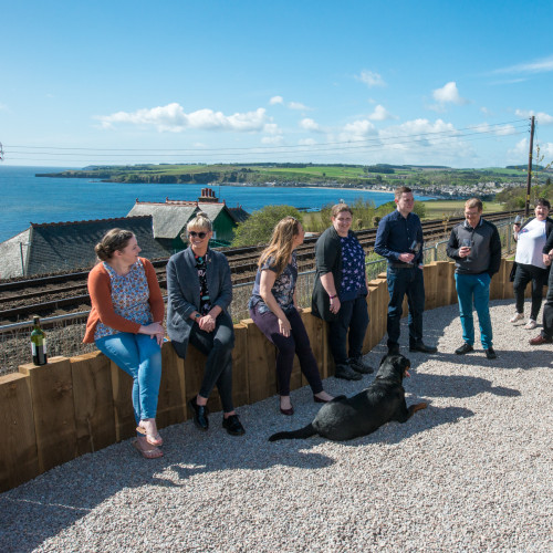 Communal Seating Area at Dalriada Luxury Lodges Stonehaven