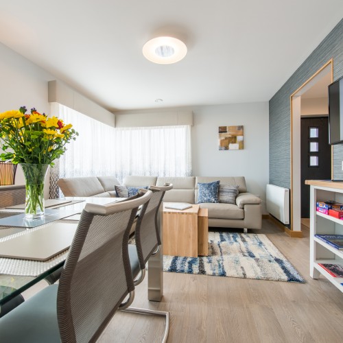 Dalriada Luxury Lodges Dining Living Area