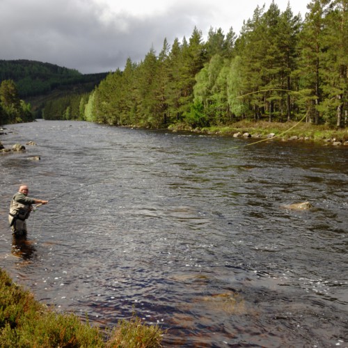 River Dee at Balmoral Deeside Scotland