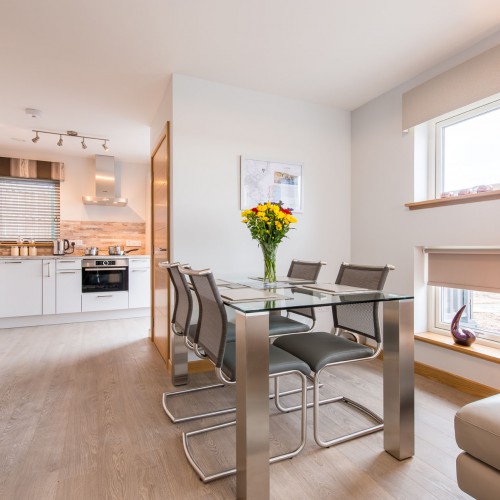 Dalriada Luxury Lodges Dining Kitchen Area